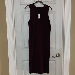 NWT Express Sleeveless Ribbed Sweater Dress